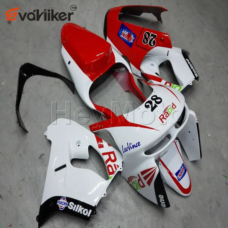 Заказной ABS Пластиковый обтекатель для ZX-9R 1998-1999 98 99+ винты+ Красный Зеленый Белый H2