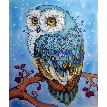 

5D Diy Diamond Painting Animal Owl Cross Stitch Diamond Mosaic Needlework Diamond Embroidery Home Decor Handcraft