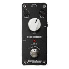 Tomsline через adt-3 искажение мини аналоговый эффект гитара педаль правда обход тон регуляторов педали аромат