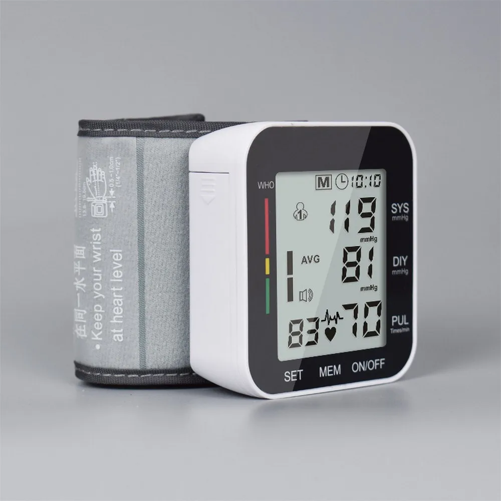 

High-precision Manometer Digital Monitor LCD Screen Home Arterial Blood Pressure Medical Equipment Monitor Tonometer Healthcare