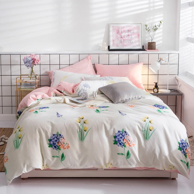 100 Cotton Pineapple Bedding Set Twin Queen King Size Bedding