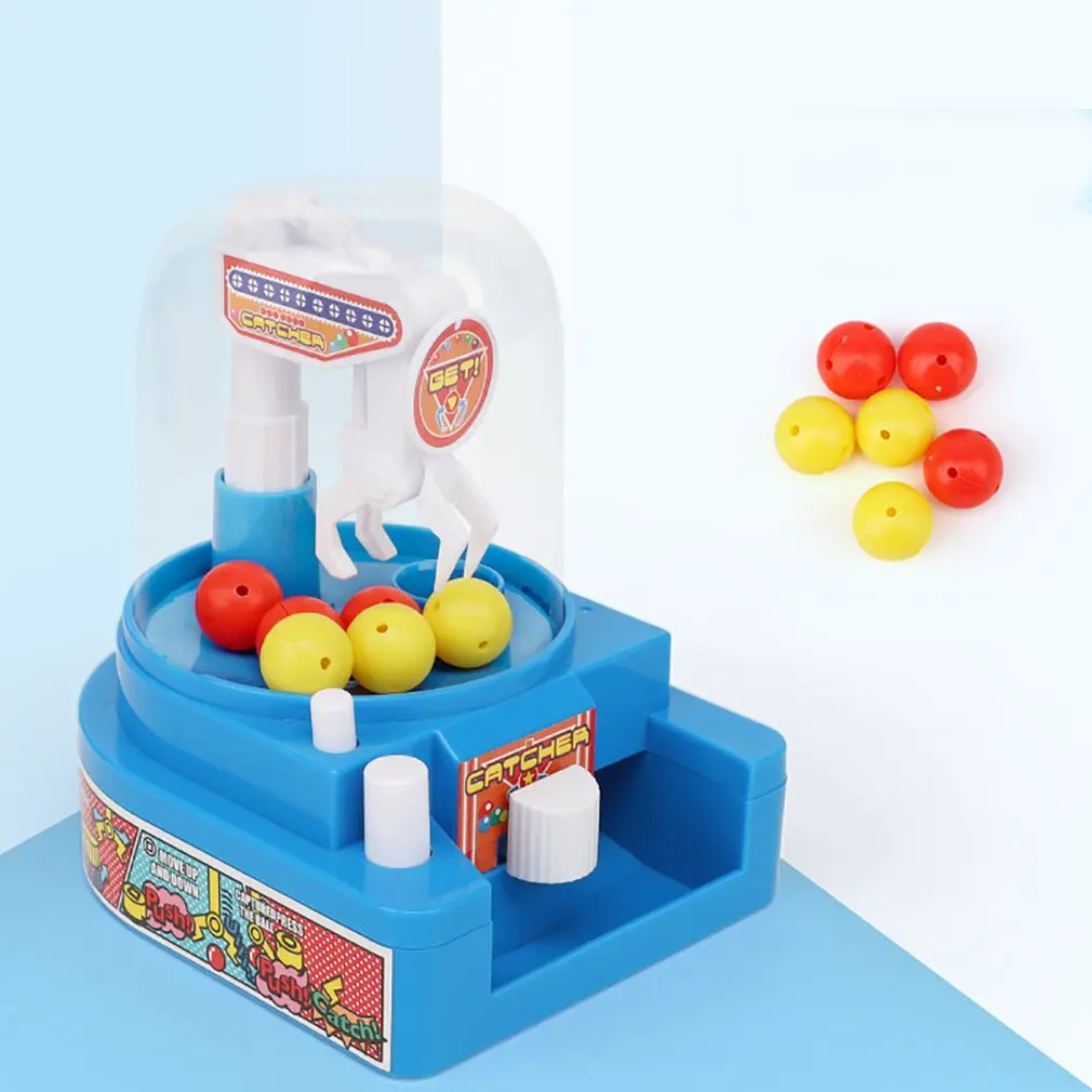 Мини-машина для ловли мяча для девочек и мальчиков, маленькая игрушка, пластиковый захват для конфет, для детей, обучающая игрушка