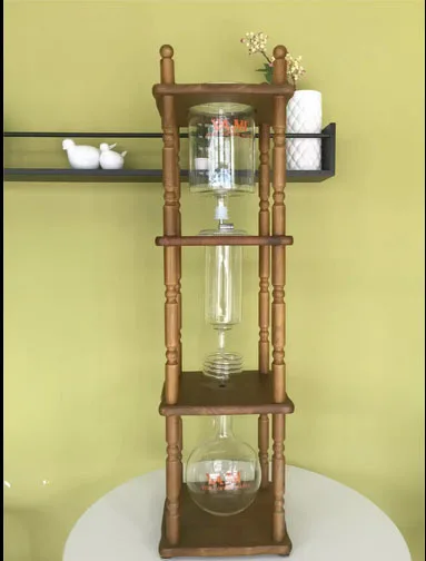 Cold Brew Drip Tower Iced Coffee Maker Glass Wooden Stand 25 Cups White Ice Coffee  Makers Cold Brew Machine Tea Maker Cold Brew - AliExpress