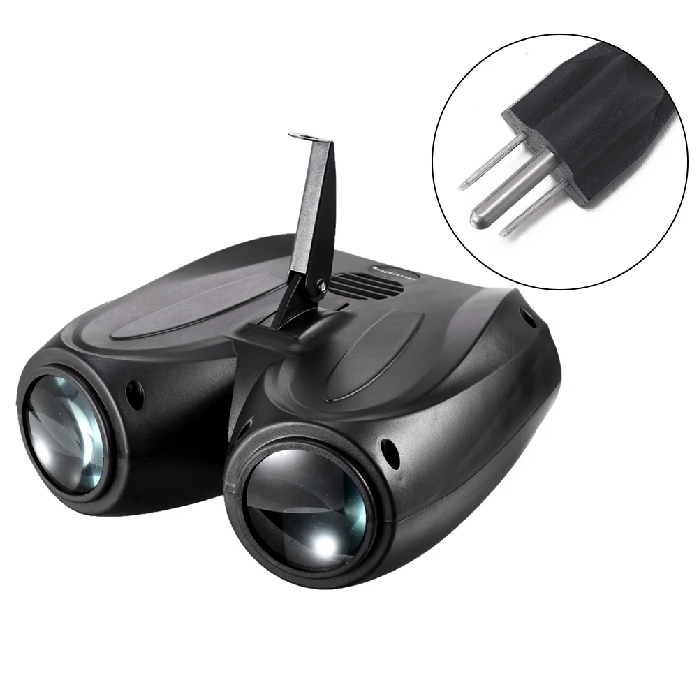 

128LED Festival Party Effect Lamp Projector Light Double End Durable Evening Airship Easy Use Stage Vibrating Image Practical