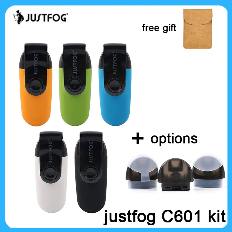 Bigsale Justfog C601 Pod system Kit со встроенной батареей 650 мАч 1 6 мл картридж Нижняя заправка vs