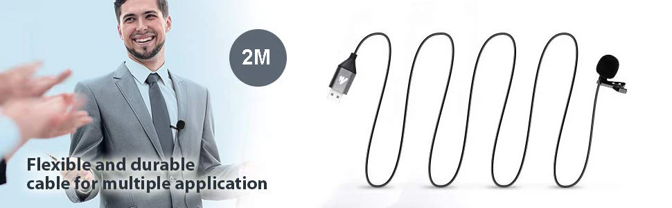 AU-410 USB lavalier microphone 008