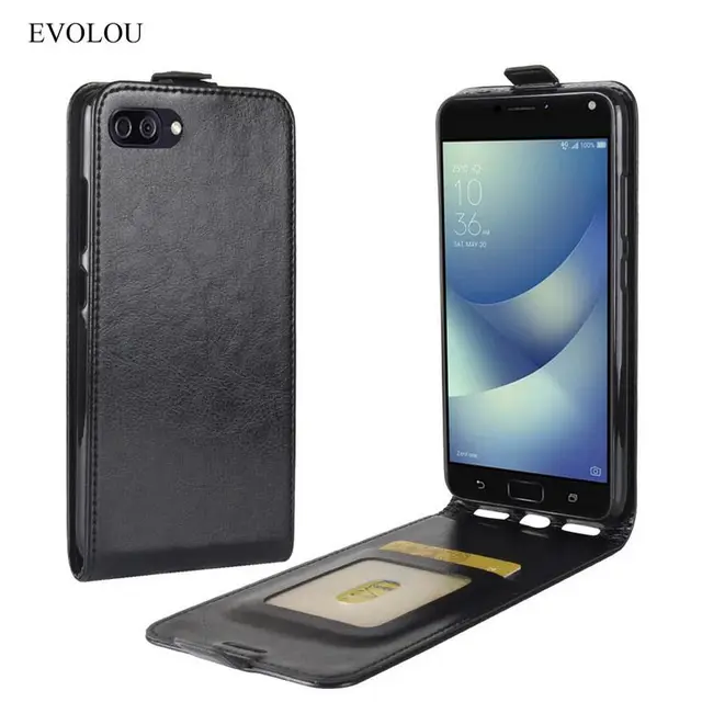 flip cover for asus zenfone 4 max zc554kl case vertical phone bag
