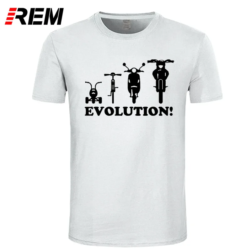REM Novelty Youth T shirt Evolution of a Tricycle Bicycle Moped Motorbike