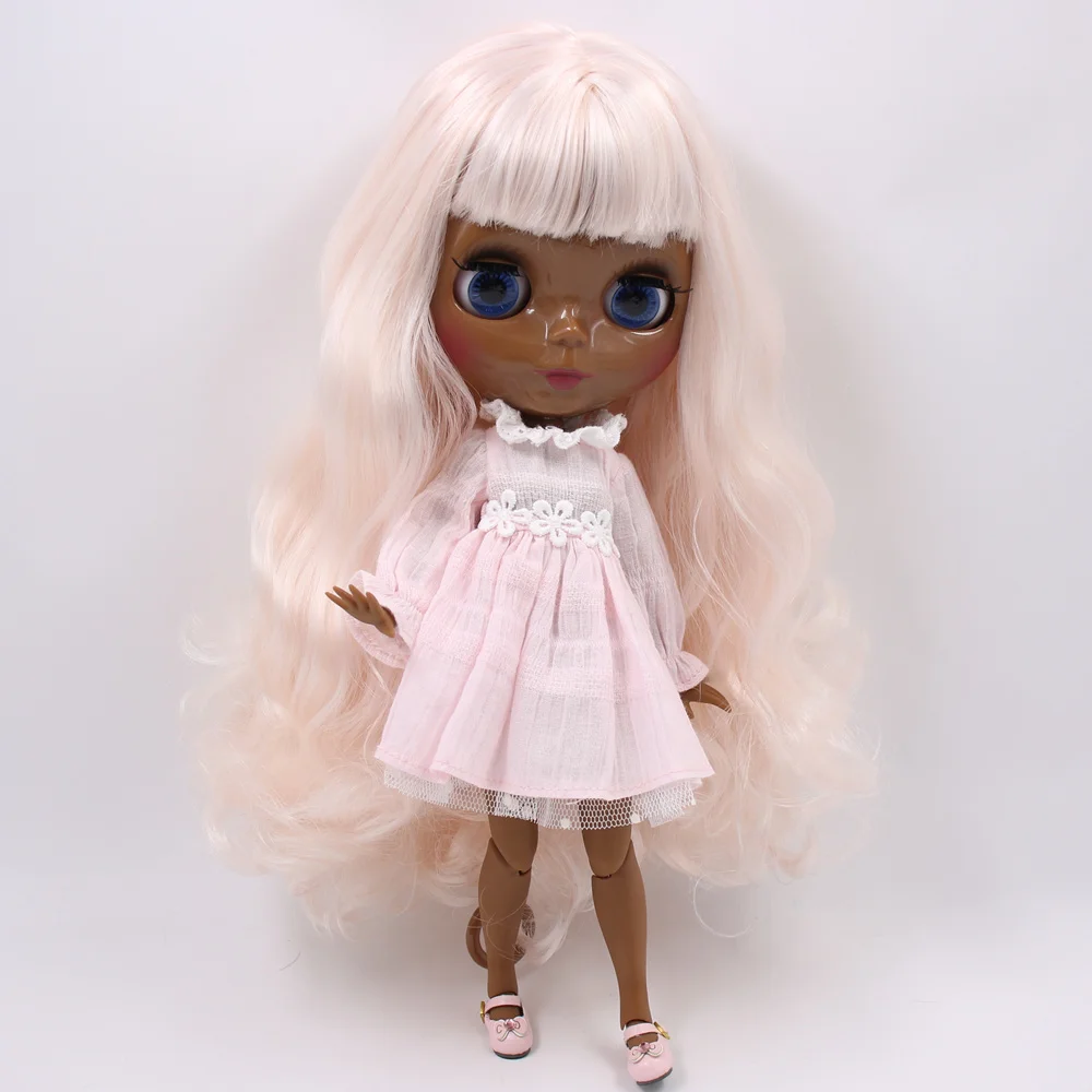 Кукла на заказ ICY DBS Blyth No.BL2352/136 бледно розовая с волосами 1/6 bjd аниме ob24|Куклы| |