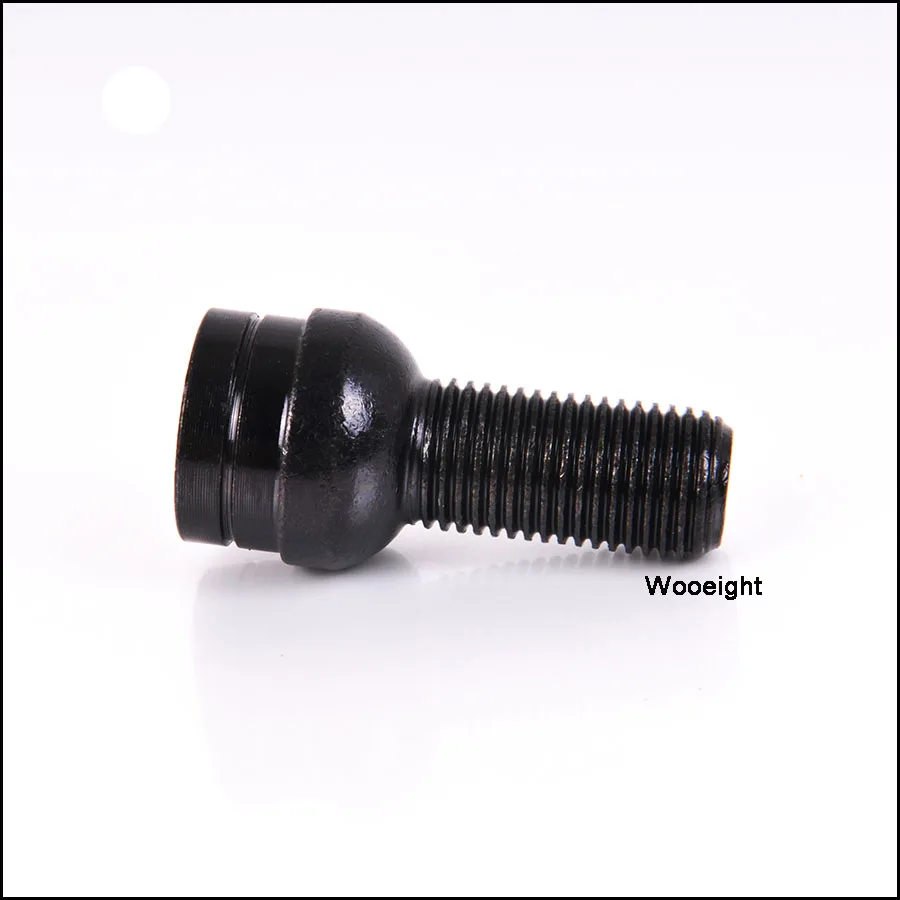 5PcsSet Black Car Accessories Anti-Theft Wheel Screw Bolt Lock Nut Key Adapter For Audi A4 A6 A8 Skoda Golf (9)