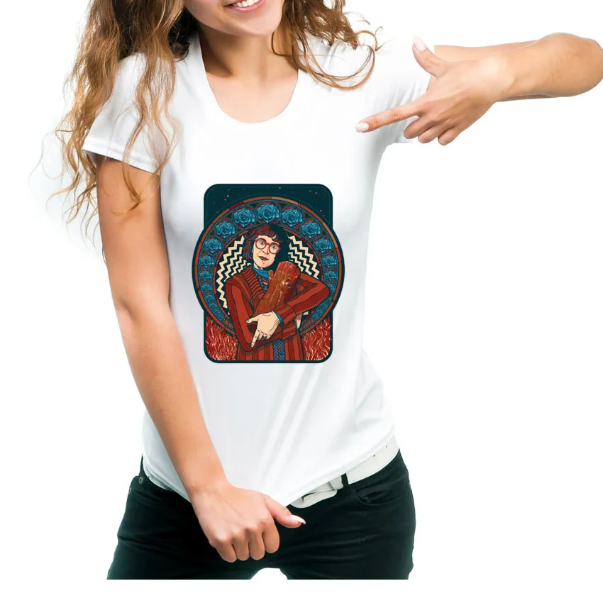 

TWIN PEAKS T Shirt Women Short Sleeve Our Lady of the Log T-Shirt Korean Style Summer Tee Shirt Femme Tumblr clothing