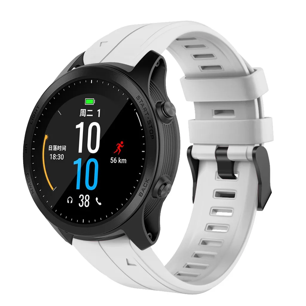 Ремешок для наручных часов, силиконовый спортивный ремешок для Garmin Forerunner 945, сменный Браслет для наручных часов 19JUL2