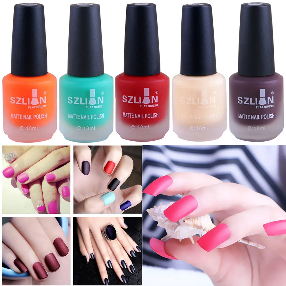18ml Matte Dull Nagellak UV Gel Nail Polish Set Fast Dry Long Lasting