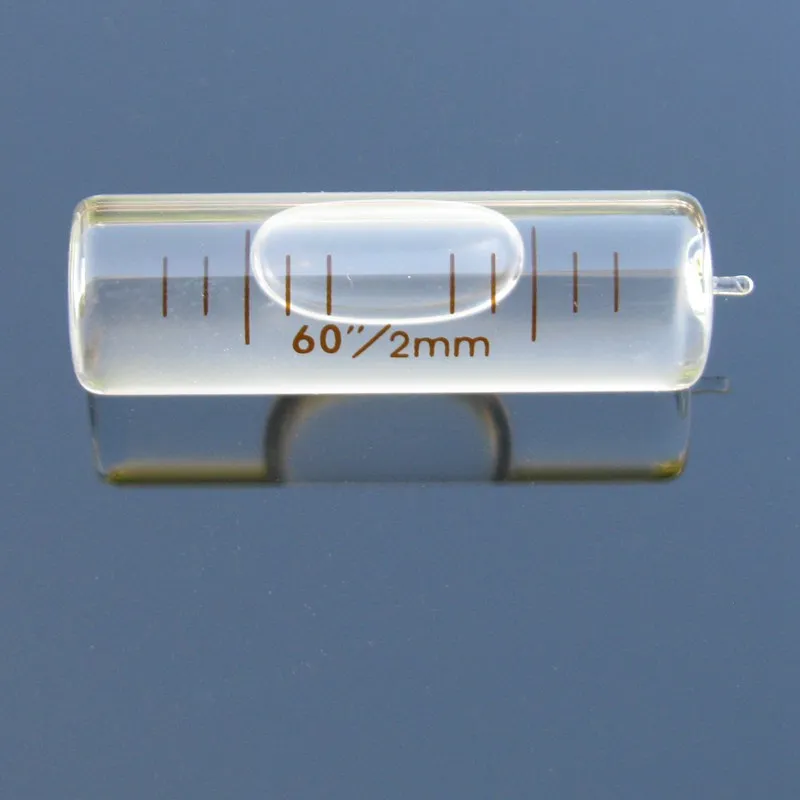 QASE Tube Spirit Level Bubble High Accuracy Vial for Theodolite Total