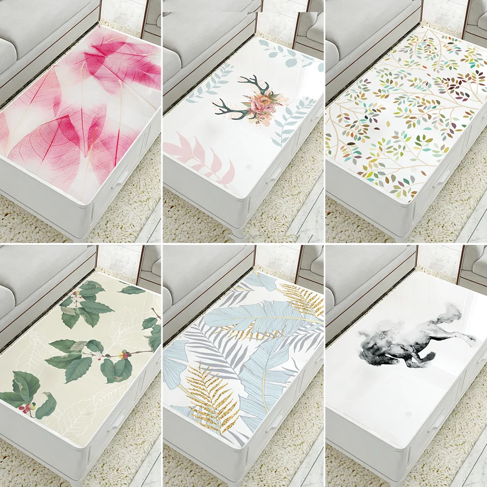 Soft Glass PVC Waterproof Anti Hot Oilproof Plastic Transparent Tablecloth Modern Dining Table Cloth Cover Kitchen Home Coffee | Дом и сад