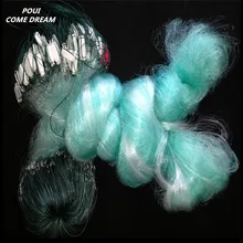 quality strong line gill net H5*L100m 3layer 7.5cm mesh fishing net china fish trap fishing network potes rede de pesca sink net