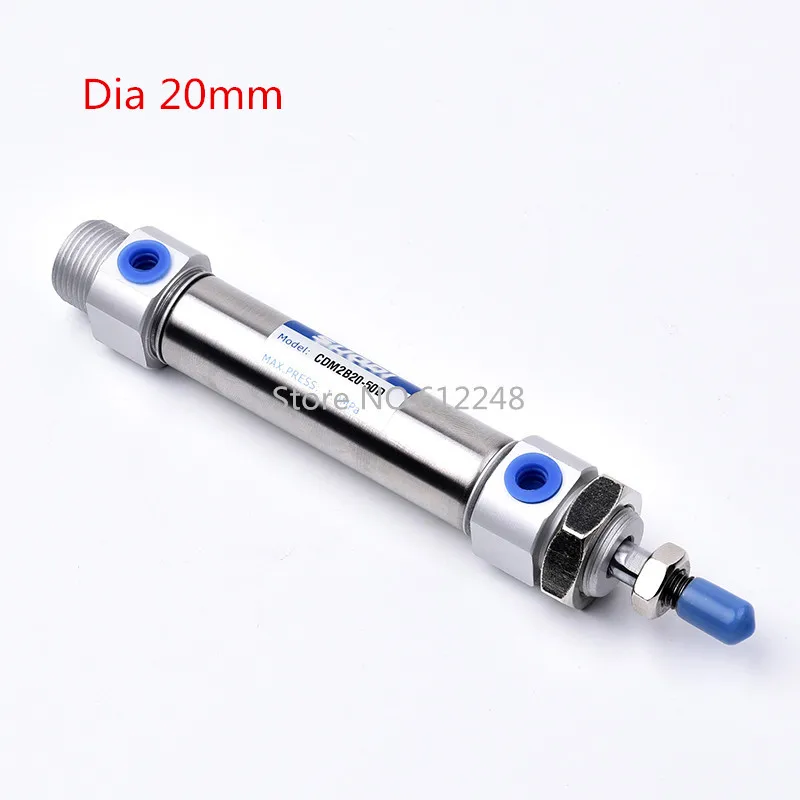 

Цилиндр SMC типа CDM2B20-25, CDM2B20-40, CDM2B20-50, CDM2B20-75, CDM2B20-80, пневматический мини-цилиндр двойного действия