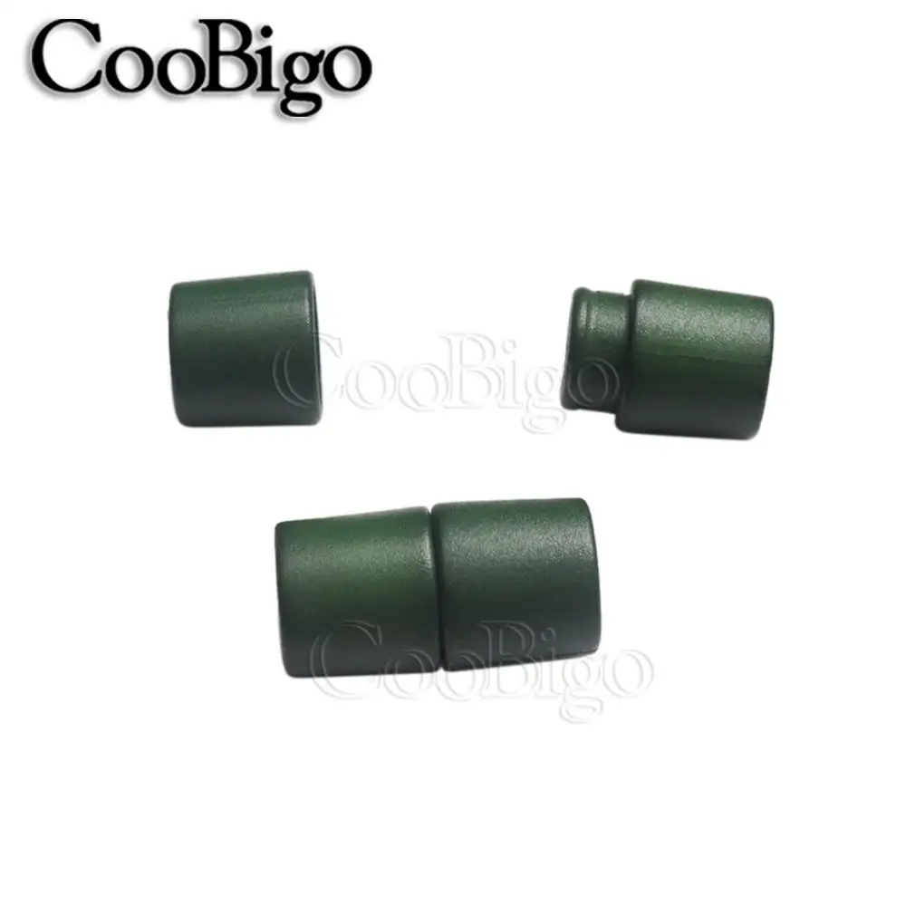 MilitaryGreen 10 шт. в упаковке, цветные пластиковые пряжки, безопасная защелка, застежка, ожерелье, Паракорд и ленточные ремешки# FLC090(Mix-s - Цвет: MilitaryGreen