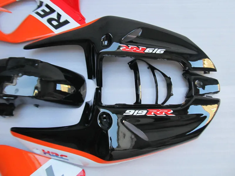 Комплект обтекателей для мотоцикла HONDA CBR900RR 98 99 CBR900 919 1998 1999 REPSOL Красный Черный ABS