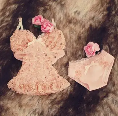 pink Новинка 1/3 BJD SD SD17 одежда розовый/синий/фиолетовый/красный сексуальное кружевное нижнее белье костюм - Цвет: pink