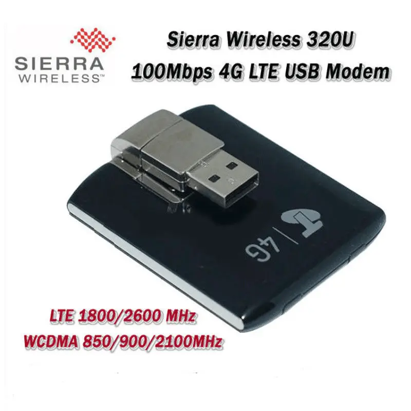 Разблокированный Sierra AirCard 320U USB 4G LTE 100 Мбит/с беспроводной модем мобильный роутер