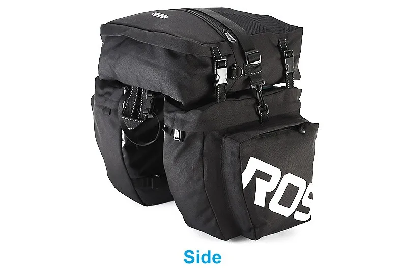 Discount ROSWHEEL Bike Accessories 37L MTB Mountain Bike Rack Bag 3 in 1 Multifunction Road Bicycle Pannier Rear Seat Trunk Bag 14