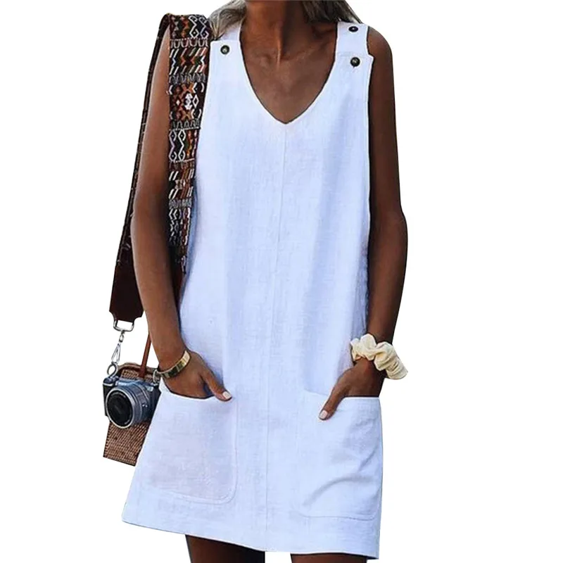 womens white linen jumper