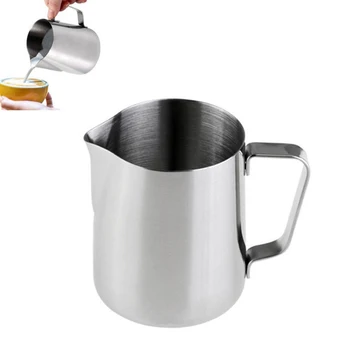 

1PCS Stainless Steel Pitcher Espresso Milk Coffee Cup Mugs Thermo Latte Art Pull Flower Cup Cappuccino Coffee Tools