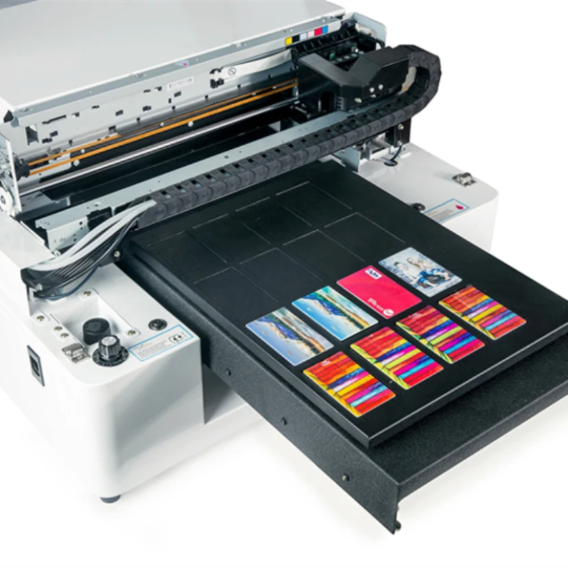 High Speed 5 Color 28*42cm A3 Size mini uv Inkjet Flatbed Printer UV Pen /Wood Printing Machine