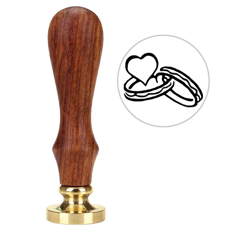  1pc Tree Pattern Wax Seal Stamp Retro Wooden Antique Sealing Wax Scrapbooking Stamps Craft Wedding 