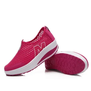 

Summer Loafers Women Flats Super Breathable Women Mesh Shoes Fashion Platform Fitness Shoes #B1864