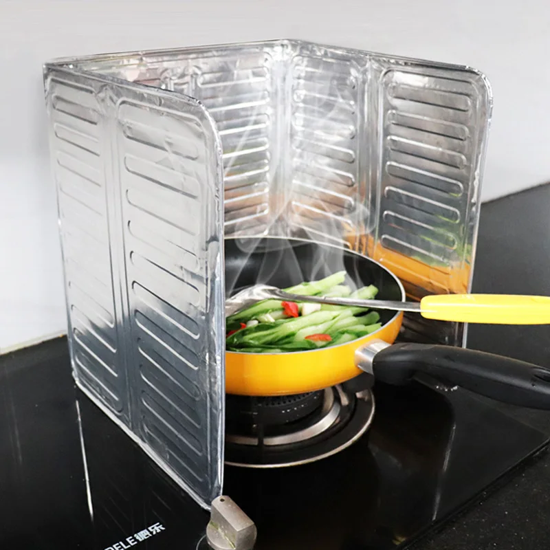 

Aluminium Oil Splash Guard for Kitchen Cooking Frying Pan Oil Splatter Screen Cover Anti Splatter Guard Shield Accessories