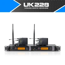 Беспроводная система наблюдения за входом уха для сценической производительности профессиональная система внутреннего наблюдения за ухом для двойных передатчиков