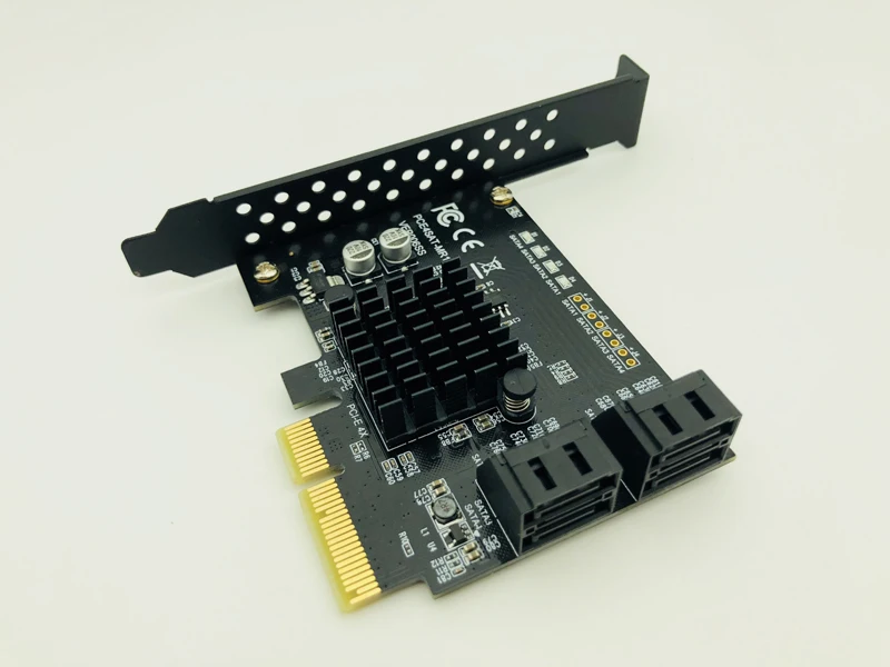 Плата Raid на 4 порта SATA 3 0 PCI Express плата расширения Marvell 88SE9230 совместимая с чипсетом E