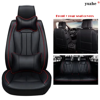 

Yuzhe Universal Leather car seat cover For Hyundai IX35 IX25 Sonata Santafe Tucson ELANTRA Accent Verna I30 accessories styling