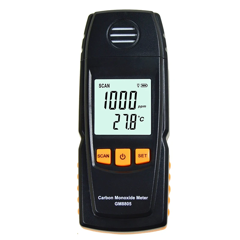 

GM8805 Portable Mini Handheld Carbon Monoxide Meter CO Gas Detector Analyzer Measuring Range 0-1000ppm Detector