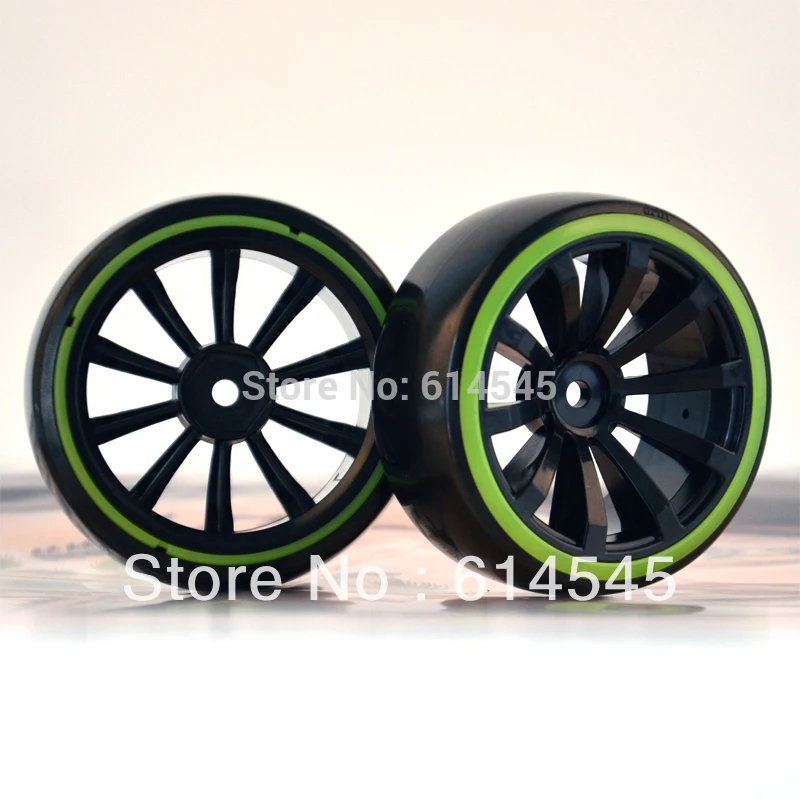 

4PCS RC 1:10 Car On-Road 601-5005 Drift Wheel Rims/ Tyre/Tires Fit 1/10 HSP HPI 601-5005