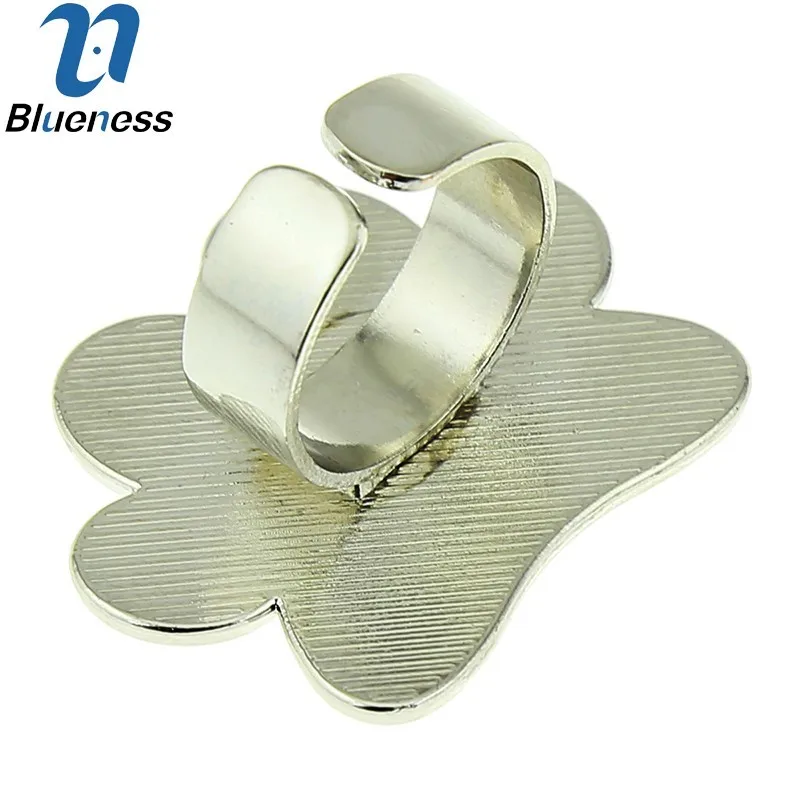 Ногтей инструмент сплав наращивание ресниц лоток для дизайна ногтей Цвет переливающееся кольцо для свободной рукой кольцо с палитрой JH366