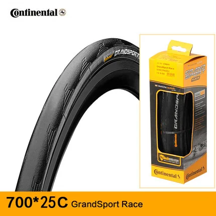 Континентальный Grand sport/Ultra sport2 велосипедные шины 700*23/25C дорожный велосипед шины 60tpi Складные шины 120 psi 1 - Цвет: GrandSport Race 25c