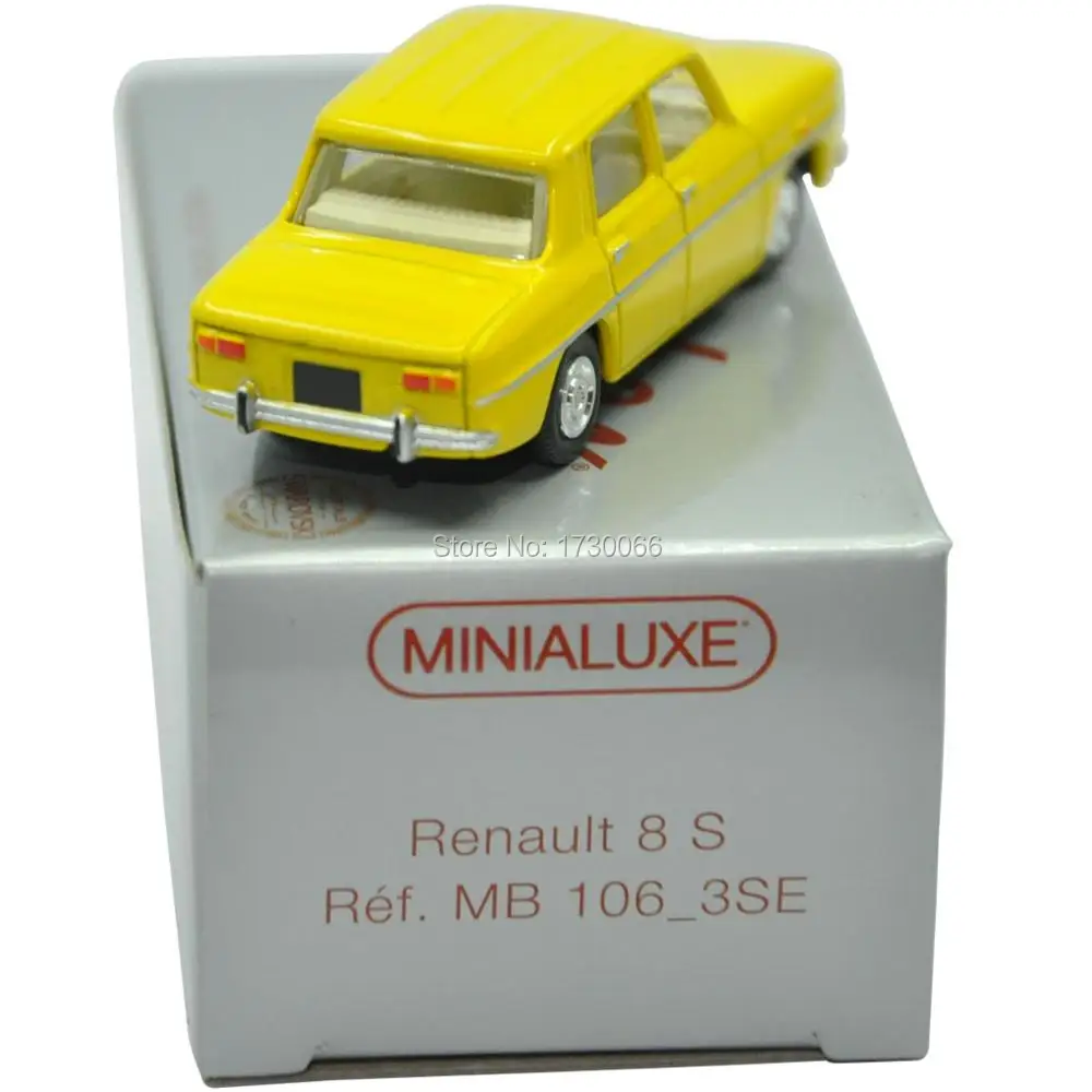 1 66 Scale MINIALUXE Renault 8 Gordini Ref MB 106 SE Diecast Model Car Toys For