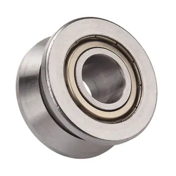 

2pcs Steel V Groove Ball Bearing Roller Guide Cylindrical Guide