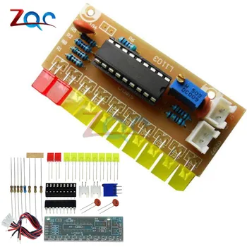 

Funny 10 LED Audio Level Indicator LM3915 DIY Kit Electronic Sound Audio Spectrum Analyzer Level Indicator Suite Module
