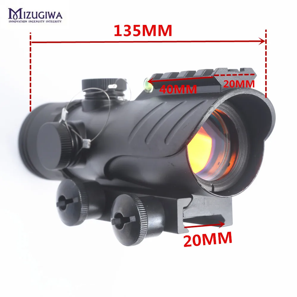 

Mizugiwa 1x30 Red Dot Reflex Holographic Tactical 20mm Base Scope Optical Sight Fit For Hunting Riflescope Gun Airgun