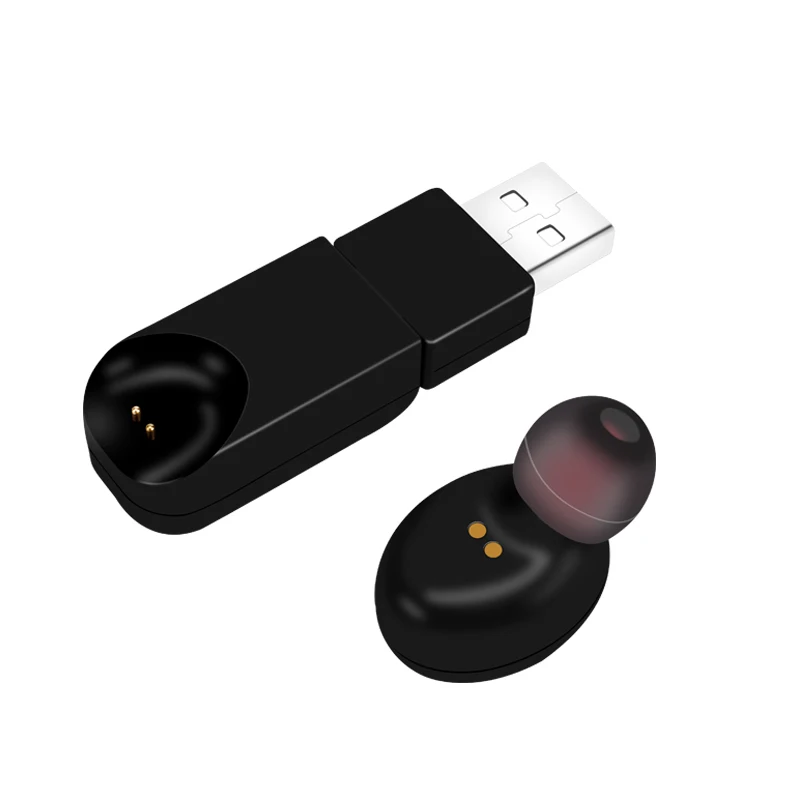 Беспроводные Bluetooth наушники, наушники с шумоподавлением, деловые Bluetooth наушники с зарядной док-станцией usb, мини-гарнитура для телефонов