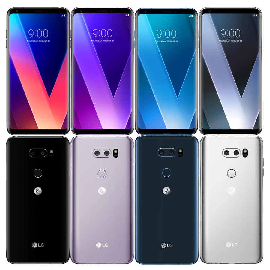 Разблокированный мобильный телефон LG V30 Plus H930DS 4G LTE RAM 4 Гб ROM 128 ГБ Android Dual Sim Octa Core 6," 16 МП и 13 МП 3300 мАч