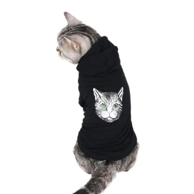 Traumdeutung Одежда для кошек Домашние животные одежда кофта с капюшоном с котенком костюм для собак одежда Йоркширский свитер пальто для щенка vetement chat