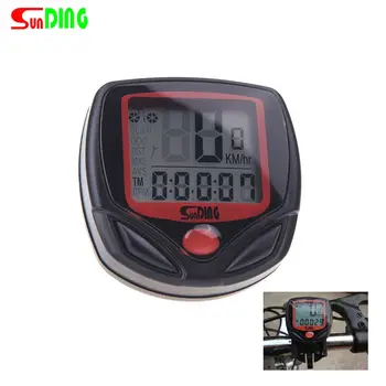 

Sunding SD-548B Bicycle Computer Digital 14 Functions Waterproof LED Wired Bike Computer Cycling Odometer Speedometer