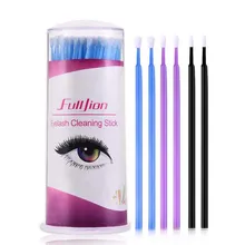 Один раз ватный тампон для чистки макияжа, наращивание ресниц, специальный ватный тампон, косметический инструмент