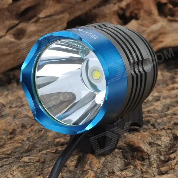 SingFire SF-90 Cree XM-L T6 800lm White 4-Mode Crown Head Bicycle Headlamp - Black + Blue (4x18650)bike light led bicycle | Спорт и