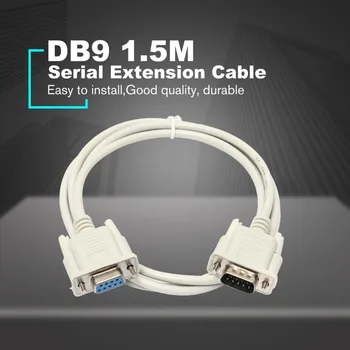 

DB9 1.5M Serial RS232 9-Pin Male To Female M-F 9-Pin PC Converter Extension Cable High-fidelity Anti-interference